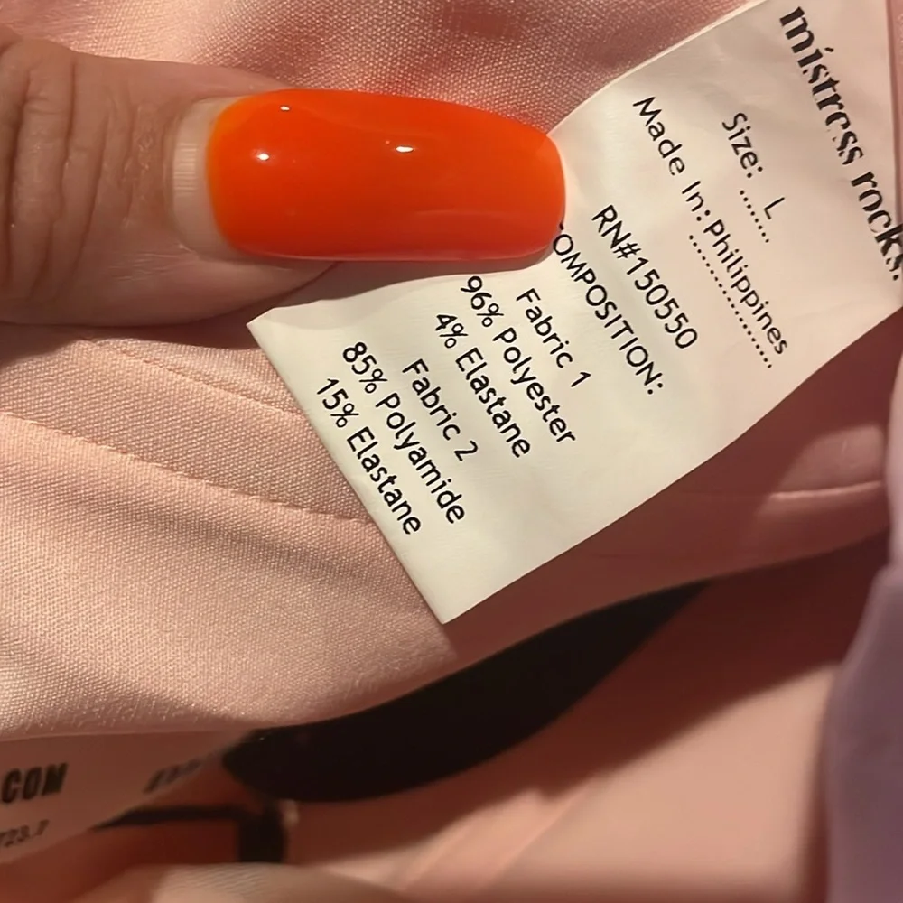 House of CB Mistress Rocks Peony Long Sleeve Corset - Picture 16 of 16